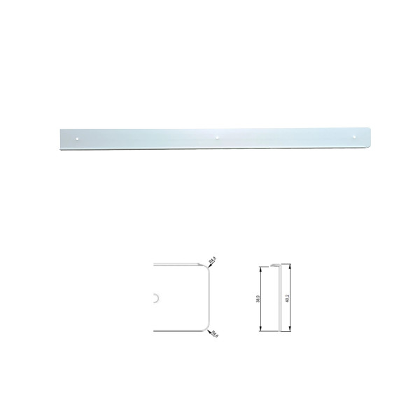 Listwa blatu K38I E lewa (aluminuim)