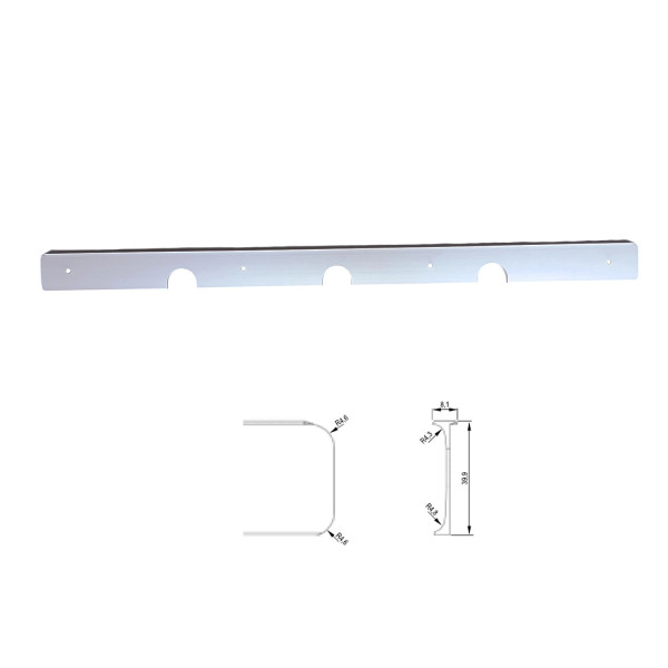 Listwa kątowa do blatu K38I (aluminium)