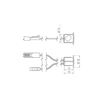 Włącznik meblowy LED przyciskowy ze ściemniaczem W01 12/24V 36W - Biały. Włącznik meblowy LED przyciskowy ze ściemniaczem W01 12/24V 36W - Biały.