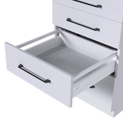 Szuflada Comfort Box Plus H135mm L500mm średnia z relingiem kolor srebrny/szary. Szuflada Comfort Box Plus H135mm L500mm średnia z relingiem kolor srebrny/szary.