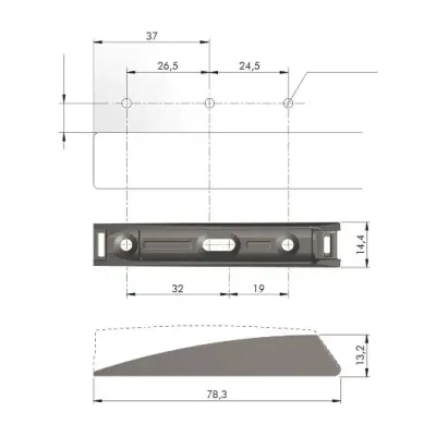 K PUSH adapter szary płytka IT57025040IJ