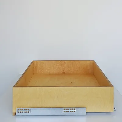 Szuflada ze sklejki brzozowej 600/H140/L502 z prowadnicami w komplecie