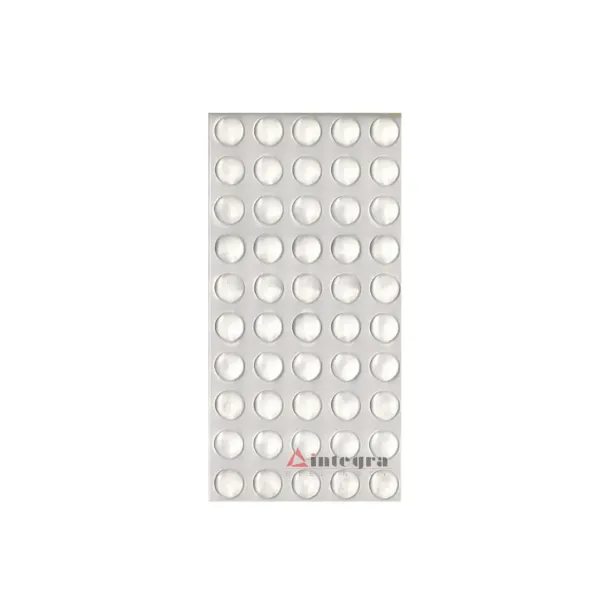 Odbojnik silikonowy samoprzylepny  ø 7 x 1,5 mm  - listek 50szt