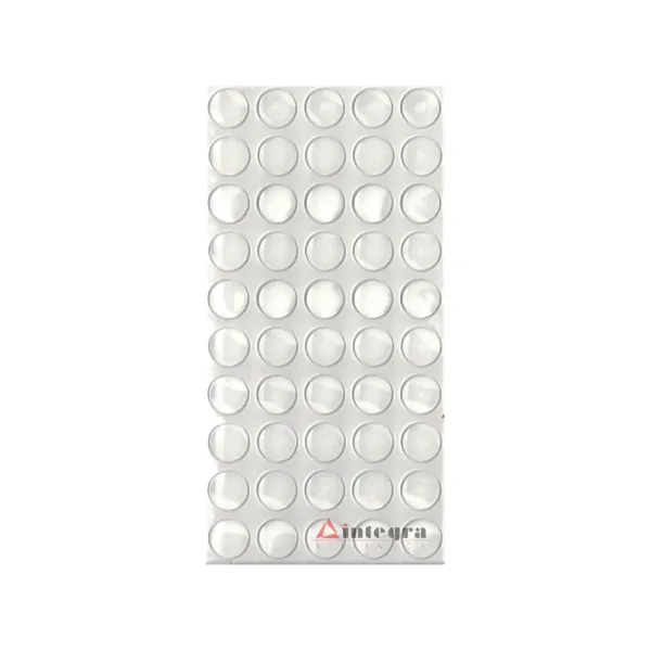 Odbojnik silikonowy samoprzylepny  ø 10 x 1,5 mm  - listek 50szt