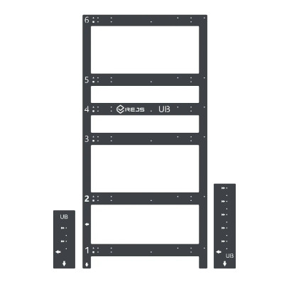 Szablon montażu szuflad i frontów Ultra Box, Comfort slide WH02.2951.01.924 Szablon montażu szuflad i frontów Ultra Box, Comfort slide WH02.2951.01.924