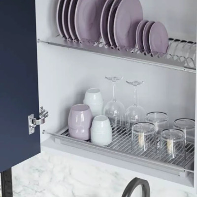 Ociekarka dwupoziomowa Prima do szafki 60 Inox Ociekarka dwupoziomowa Prima do szafki 60 Inox