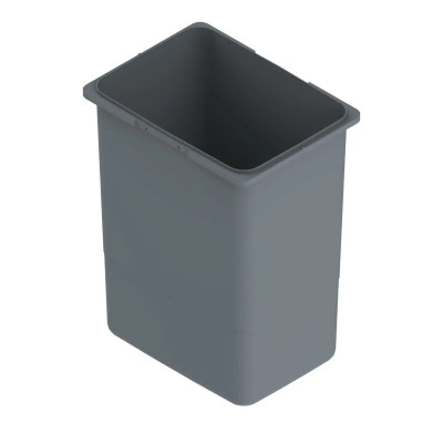 Wiadro na śmieci, odpady Praktiko 20L kolor szary