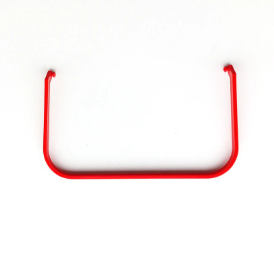 Uchwyt wiadra na śmieci, odpady Praktiko kolor czerwony