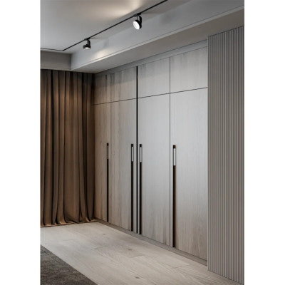 Uchwyt meblowy GTV EXTEND LONG, C-224/448/480 mm, L-1200 mm, Al, czarny mat (20M)