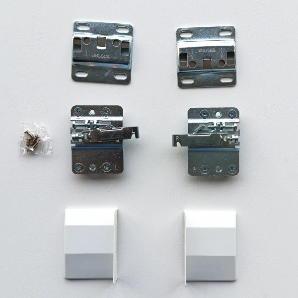 Zawieszka meblowa do szafek i półek GTV CAMAR 807- biała -   komplet 240kg