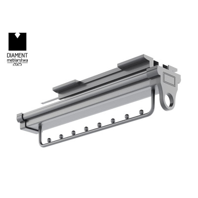 Wieszak wysuwany do szafy na ubrania Symphony WB-669B L-350 antracyt (P35)