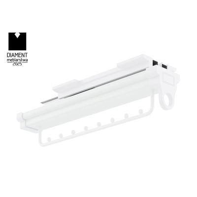 Wieszak wysuwany do szafy na ubrania Symphony WB-669B L-350 biały  (P1)