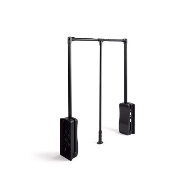 Pantograf do szafy wieszak opuszczany do garderoby ATM 45-60cm czarny