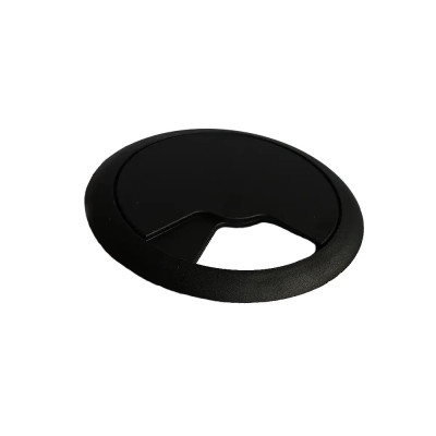 Przepust kablowy / przelotka fi60 do płyt HDF gr 3mm czarny