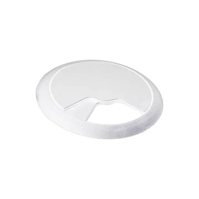 Przepust kablowy / przelotka fi60 do płyt HDF gr 3mm biały