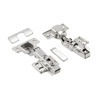 Zawias GTV SILEX nakładany prowadnik H-0 z 4 otworami bez euro, pakowany 2 szt. + zaślepki