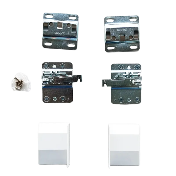 Zawieszka meblowa do szafek i półek GTV typ 807- biała -   L+P komplet 240kg