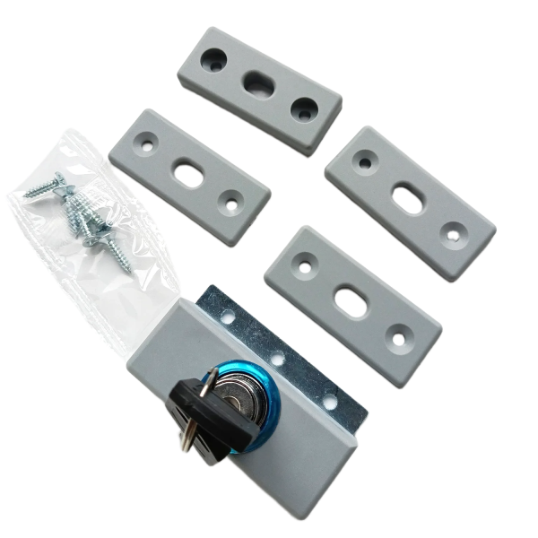 BIMAK zamek do drzwi przesuwnych LO2G - szary