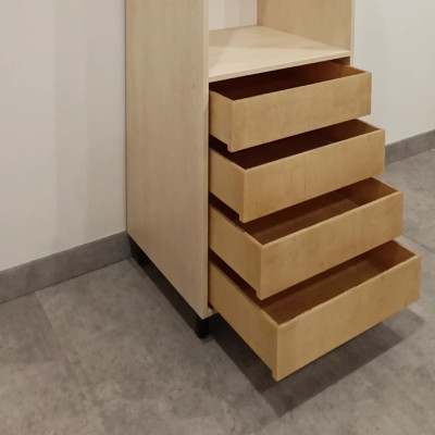 Szuflada ze sklejki brzozowej 600/H140/L502