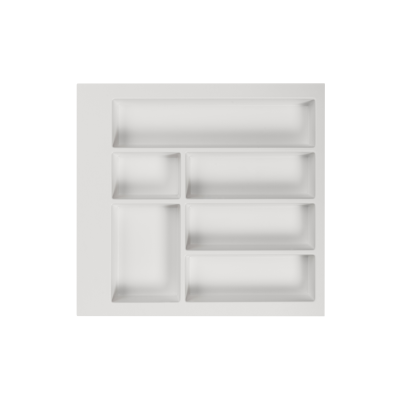 Wkład na sztućce GTV Axispace do szuflady 500 – biały