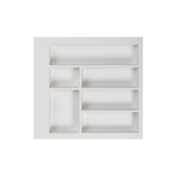 Wkład na sztućce GTV Axispace do szuflady 500 – biały