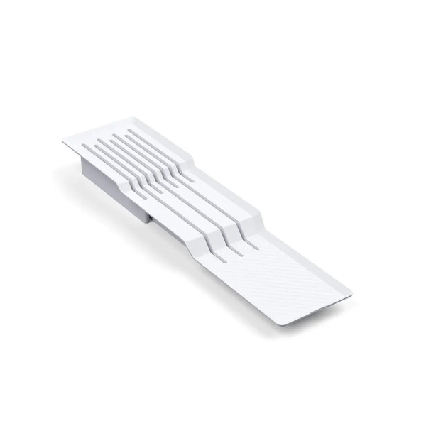 Organizer wkładka na noże do wkładu szufladowego Max na sztućce biały