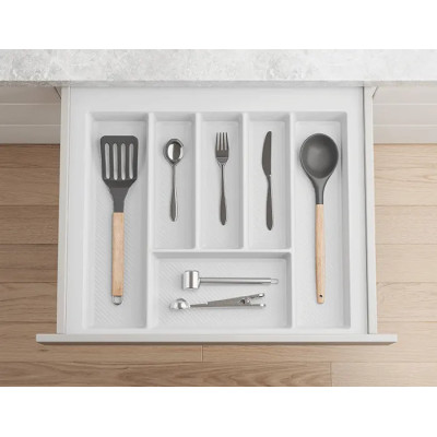 Wkład szufladowy MAX do szafki 60cm organizer na sztućce grafit REJS