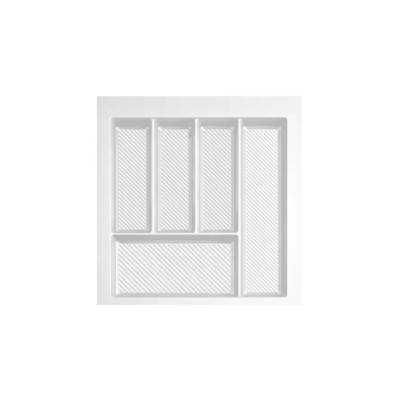 Wkład szufladowy MAX do szafki 50cm organizer na sztućce biały REJS