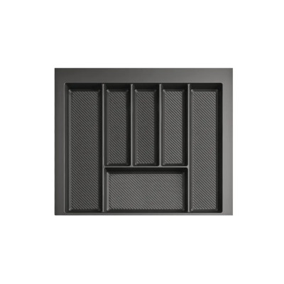 Wkład szufladowy MAX do szafki 60cm organizer na sztućce grafit REJS