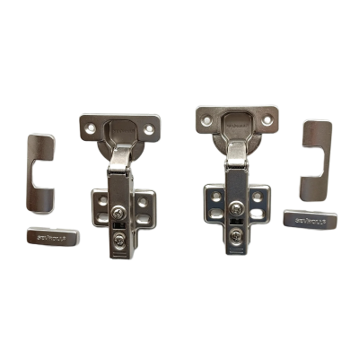 Zawias meblowy typu clip z cichym domykiem do drzwi nakładanych105st Sevroll 223032 (2szt)