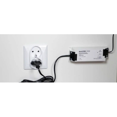 Zestaw zasilający Master 24W do taśm LED  (zasilacz, przewody)