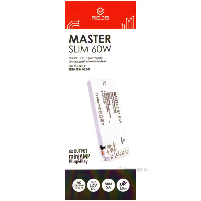 Zasilacz do taśm LED Master Slim 12V 60W plug&play