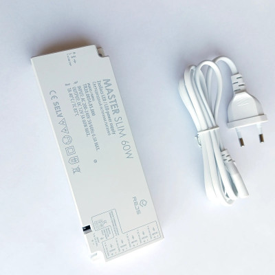 Zasilacz do taśm LED Master Slim 12V 60W plug&play
