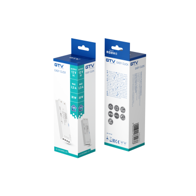 Zasilacz do taśm LED Easy Click 12V 30W  GTV
