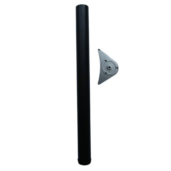 Noga meblowa fi 60 H-710  czarna mat Rejs