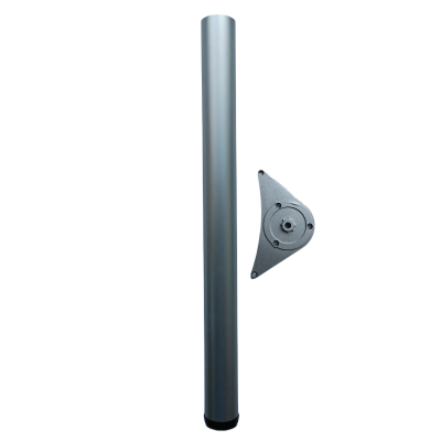 Noga meblowa fi-60 H-820 chrom satyna Rejs