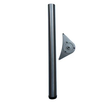 Noga meblowa fi- 60 H- 710 stal szczotkowana Rejs