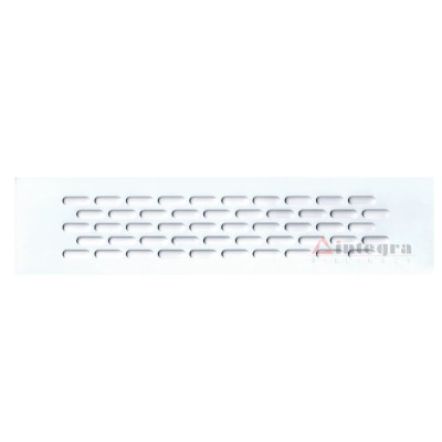 Kratka wentylacyjna 60x245mm kolor biały