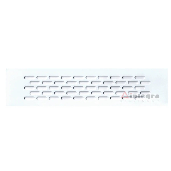 Kratka wentylacyjna 60x245mm kolor biały