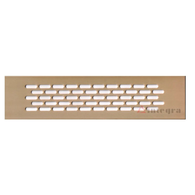 Kratka wentylacyjna 60x245mm kolor złoty mat