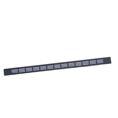 Kratka wentylacyjna 23,5x375mm kolor czarny anodowany