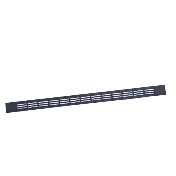 Kratka wentylacyjna 23,5x375mm kolor czarny anodowany