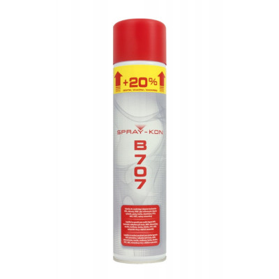 Klej kontaktowy B707 uniwersalny - spray 600ml