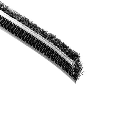 Szczotka odbojowa - przeciwkurzowa S300W 14x5mm czarna Bimak