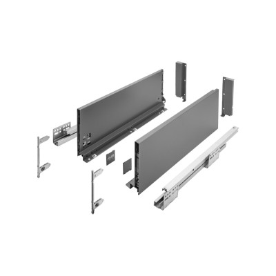 Szuflada GTV AXIS PRO H-167 L-450 wysoka antracyt PB-AXISPRO-KPL450C