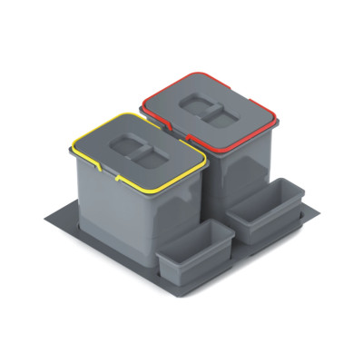 Pojemnik - kosz na odpady PRAKTIKO 60 (2x20L) H-400 REJS WE14.1827.05.049 Pojemnik - kosz na odpady PRAKTIKO 60 (2x20L) H-400 REJS WE14.1827.05.049