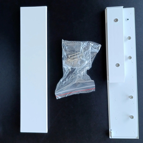 Ultra Box - szuflada wewnętrzna mocowanie frontu H-199 metal lakier biały