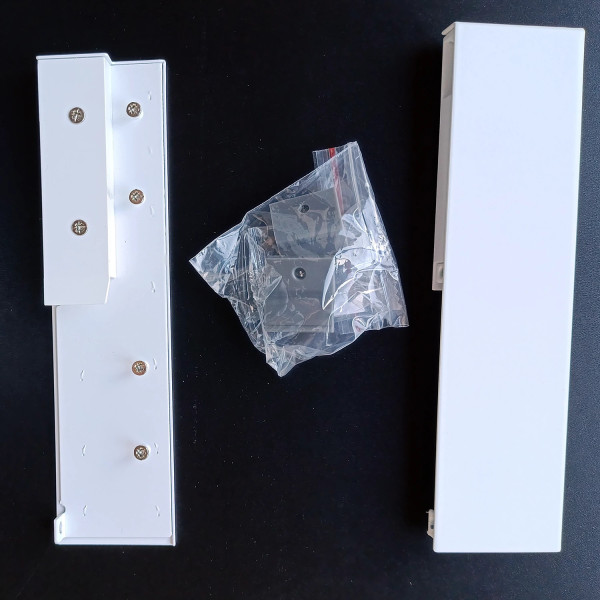 Ultra Box - szuflada wewnętrzna mocowanie frontu H-167 metal lakier biały