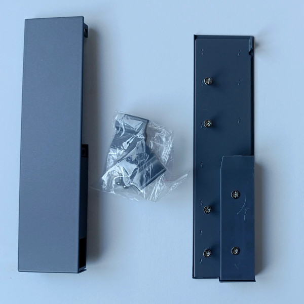 Ultra Box - szuflada wewnętrzna mocowanie frontu H-167 metal lakier grafit