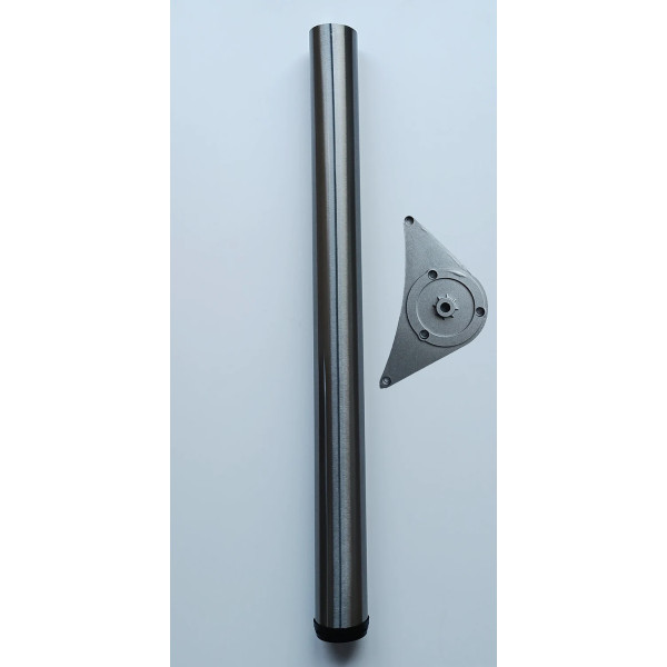 Noga meblowa fi- 60 H- 710 stal szczotkowana Rejs